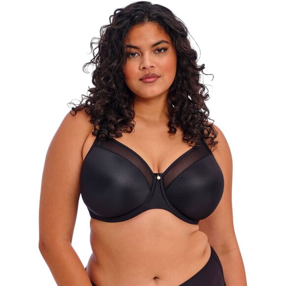 NWT Elomi Bra Smooth Underwire Molded Bra Black, Size 36I - Picture 1 of 6